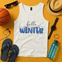 Hello Winter Holiday Season Tank Top thumb 4