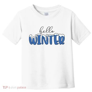 Hello Winter Holiday Season Toddler T-Shirt