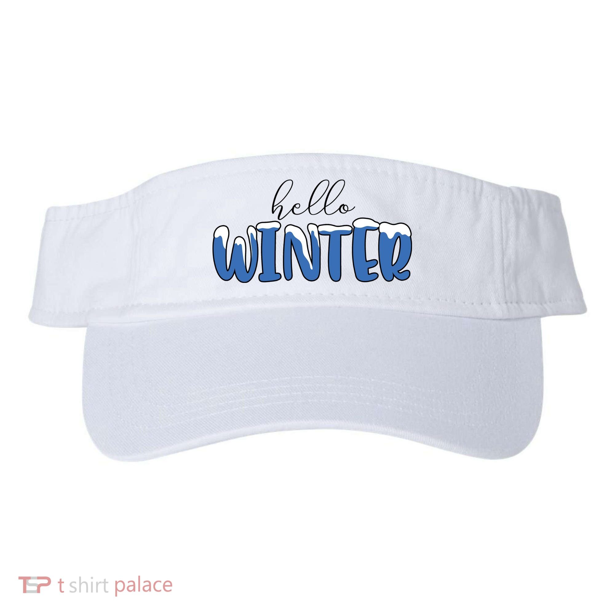 Hello Winter Holiday Season Visor