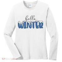 Hello Winter Holiday Season Women's Long Sleeve Shirt thumb 0