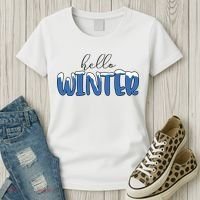 Hello Winter Holiday Season Women's T-Shirt thumb 3