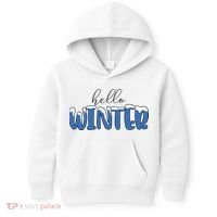 Hello Winter Holiday Season Kids Hoodie thumb 0