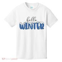 Hello Winter Holiday Season Kids T-Shirt thumb 0