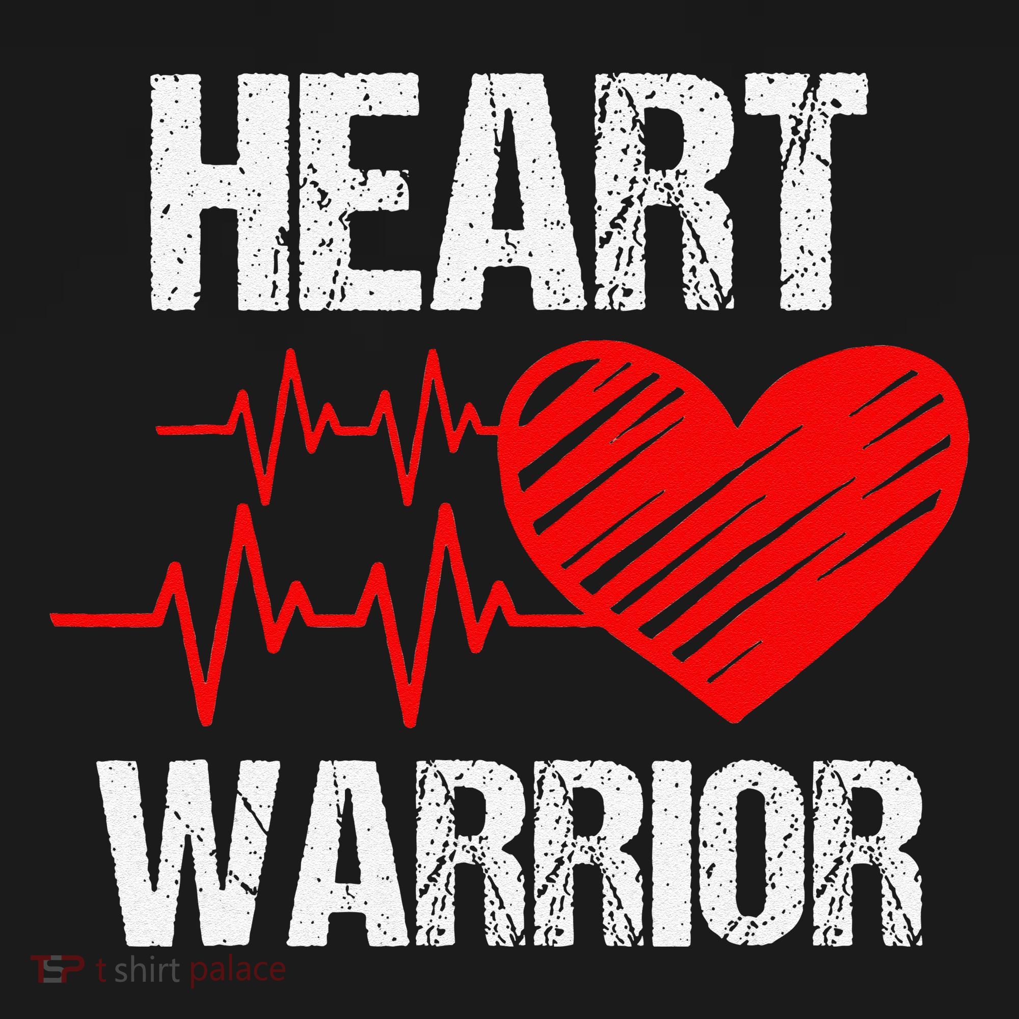 Heart Warrior Heart Disease Awareness Month Red Heart Gift Women's Tank Top