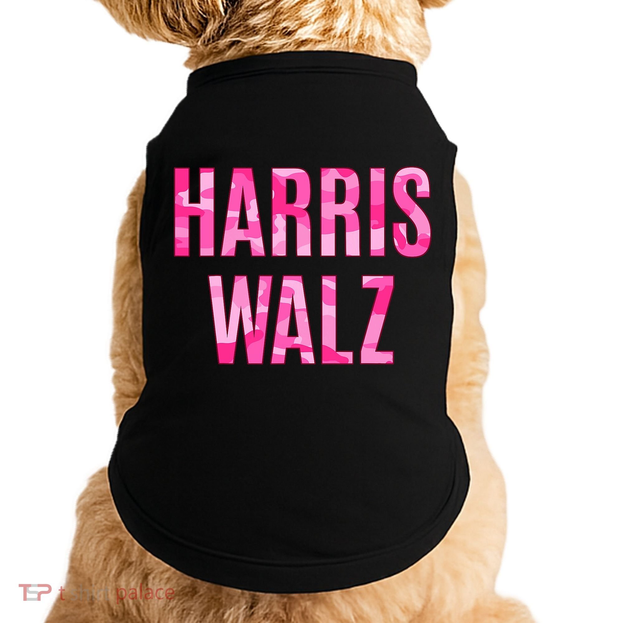 Harris Walz Hunting Camouflage Camo Doggie Tank