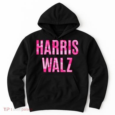 Harris Walz Hunting Camouflage Camo Hoodie