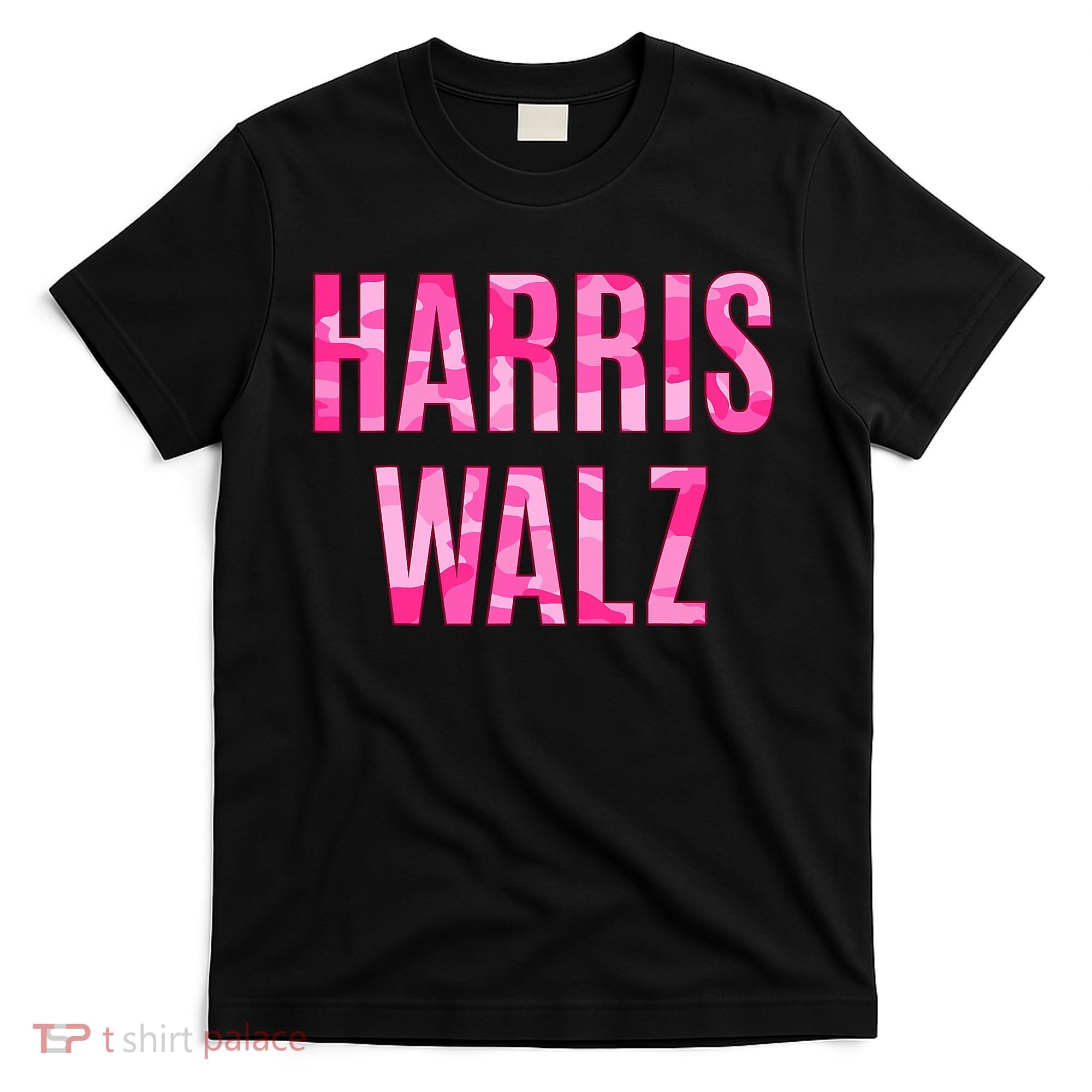Harris Walz Hunting Camouflage Camo T-Shirt