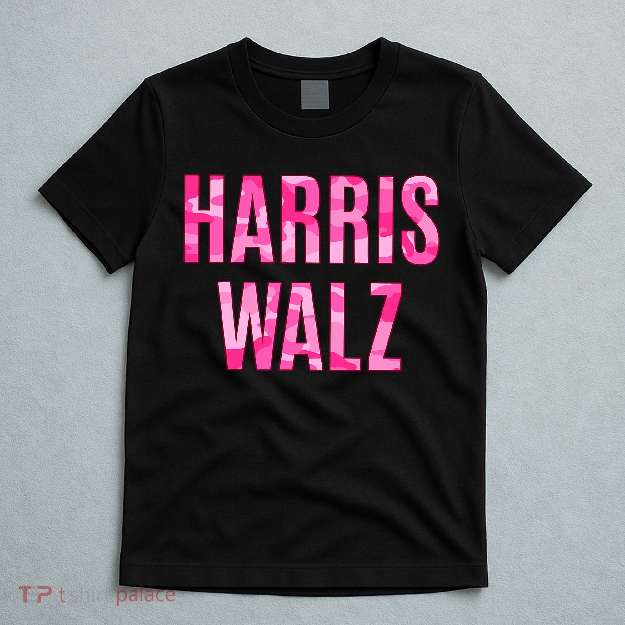 Harris Walz Hunting Camouflage Camo T-Shirt