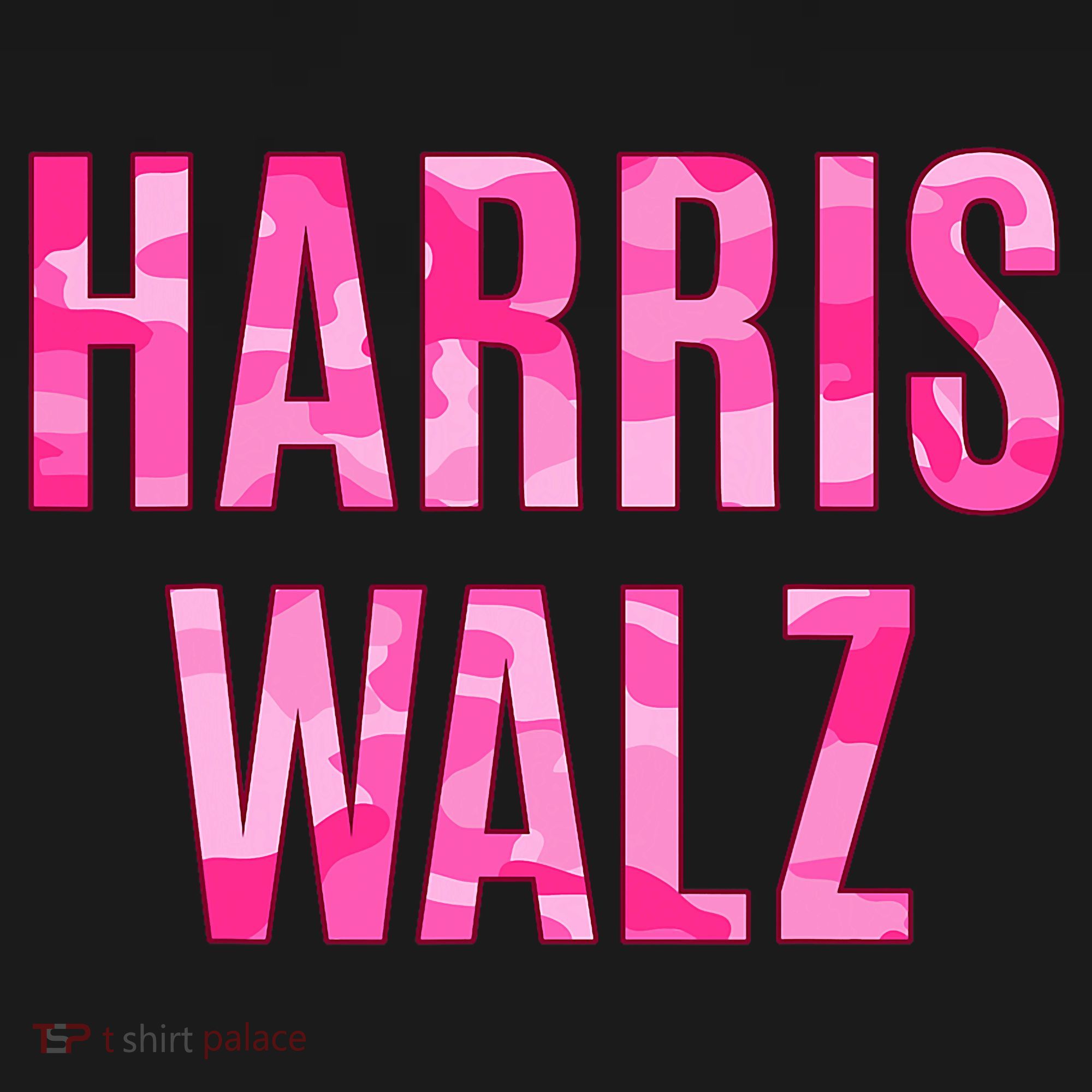 Harris Walz Hunting Camouflage Camo T-Shirt