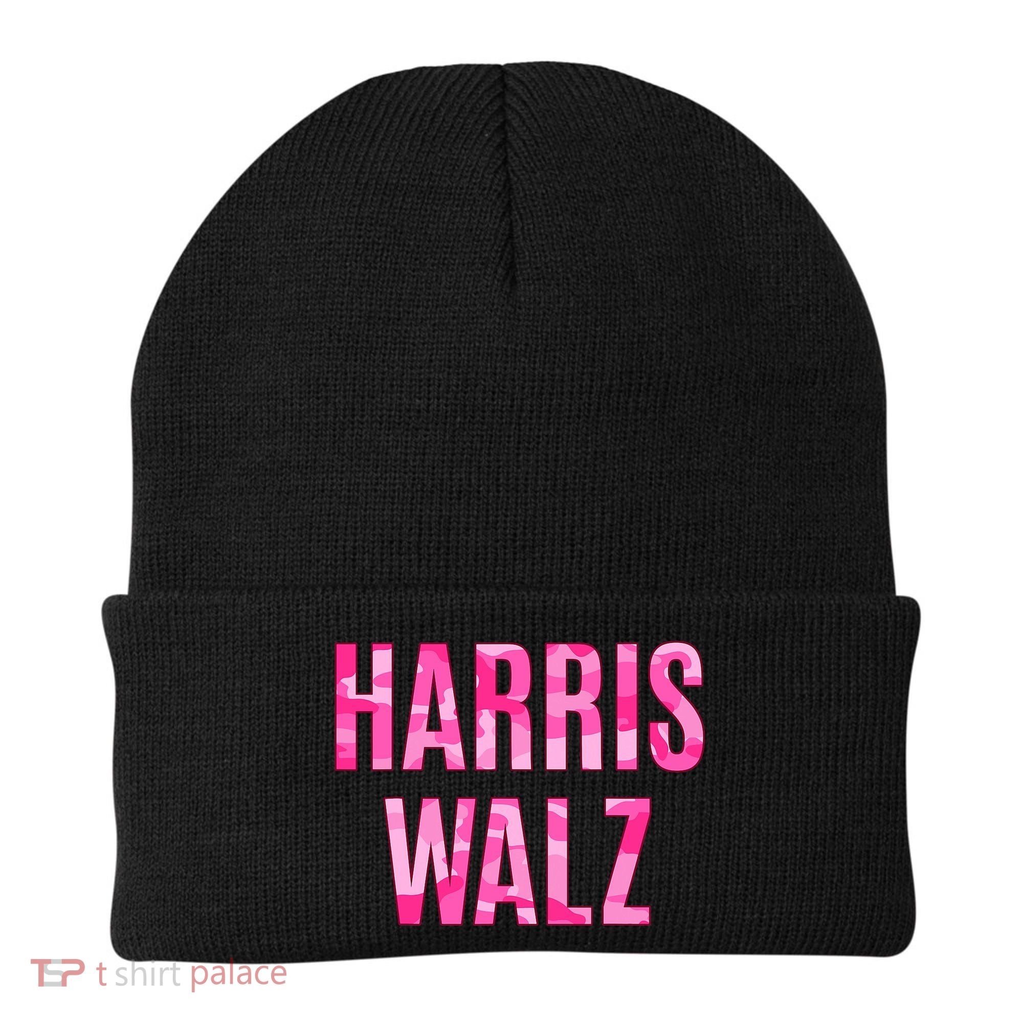 Harris Walz Hunting Camouflage Camo Beanie