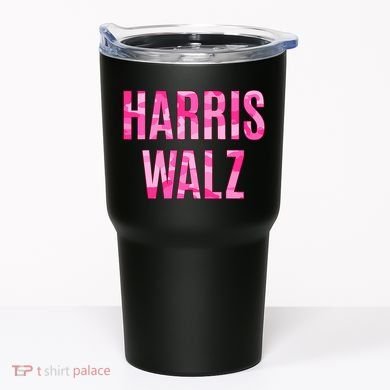 Harris Walz Hunting Camouflage Camo Tumbler