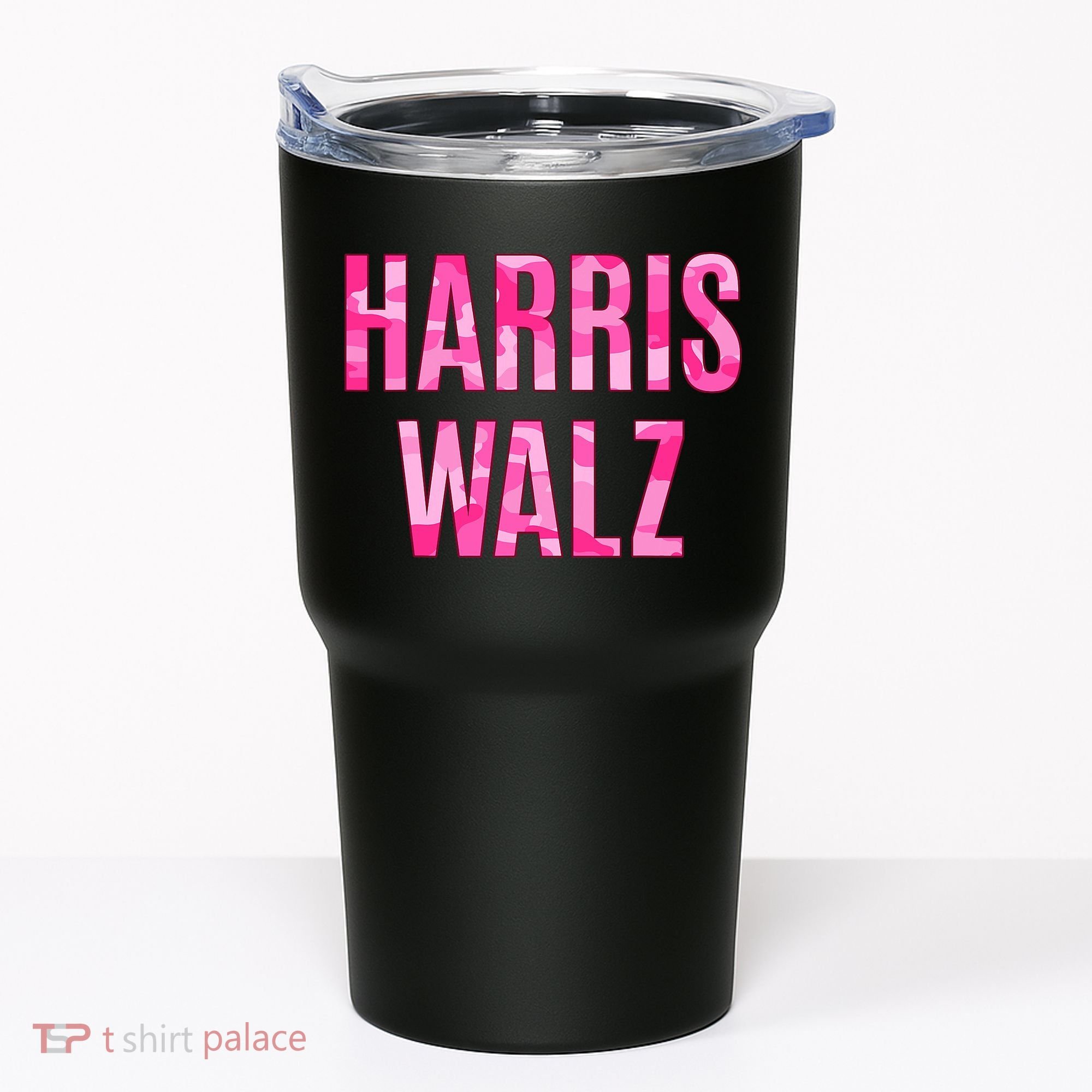 Harris Walz Hunting Camouflage Camo Tumbler