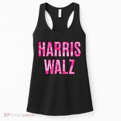 Harris Walz Hunting Camouflage Camo Women's Tank Top