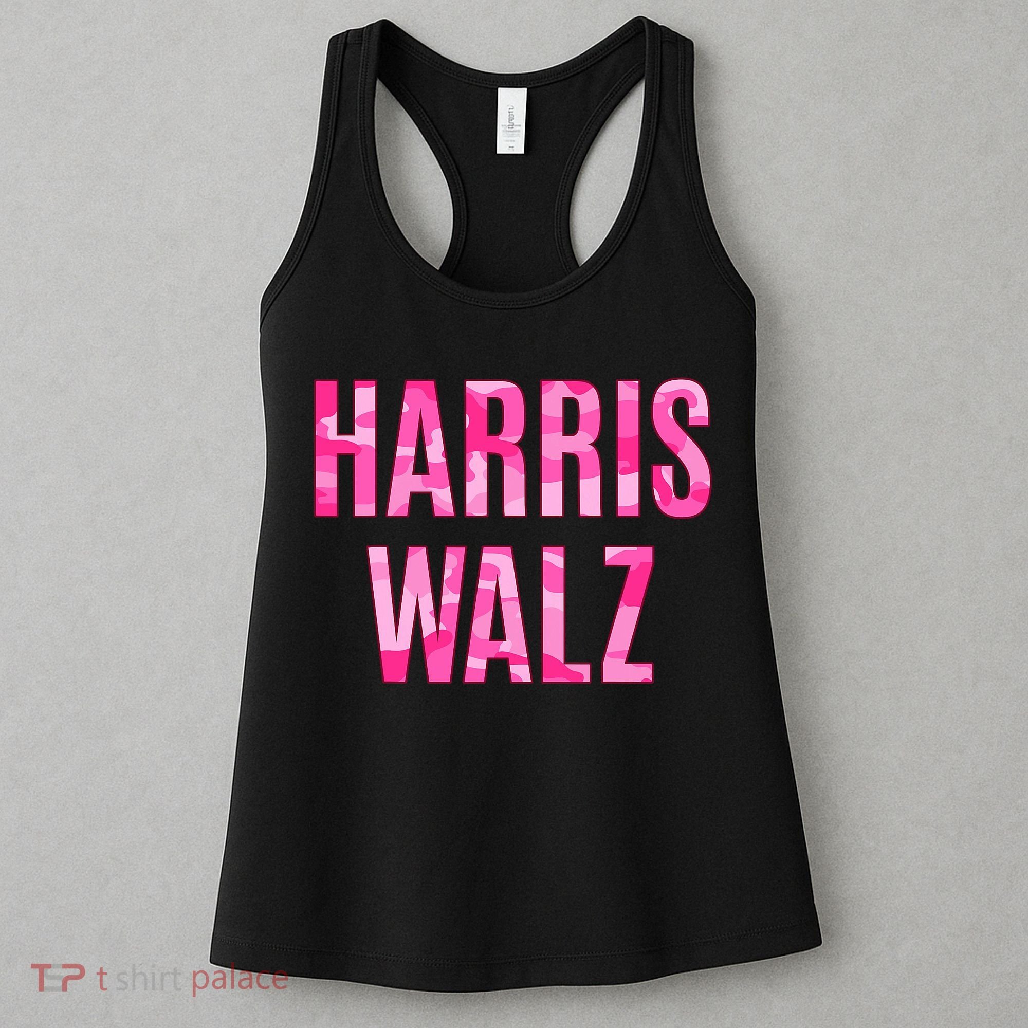 Harris Walz Hunting Camouflage Camo Women's Tank Top