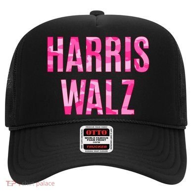 Harris Walz Hunting Camouflage Camo Hat