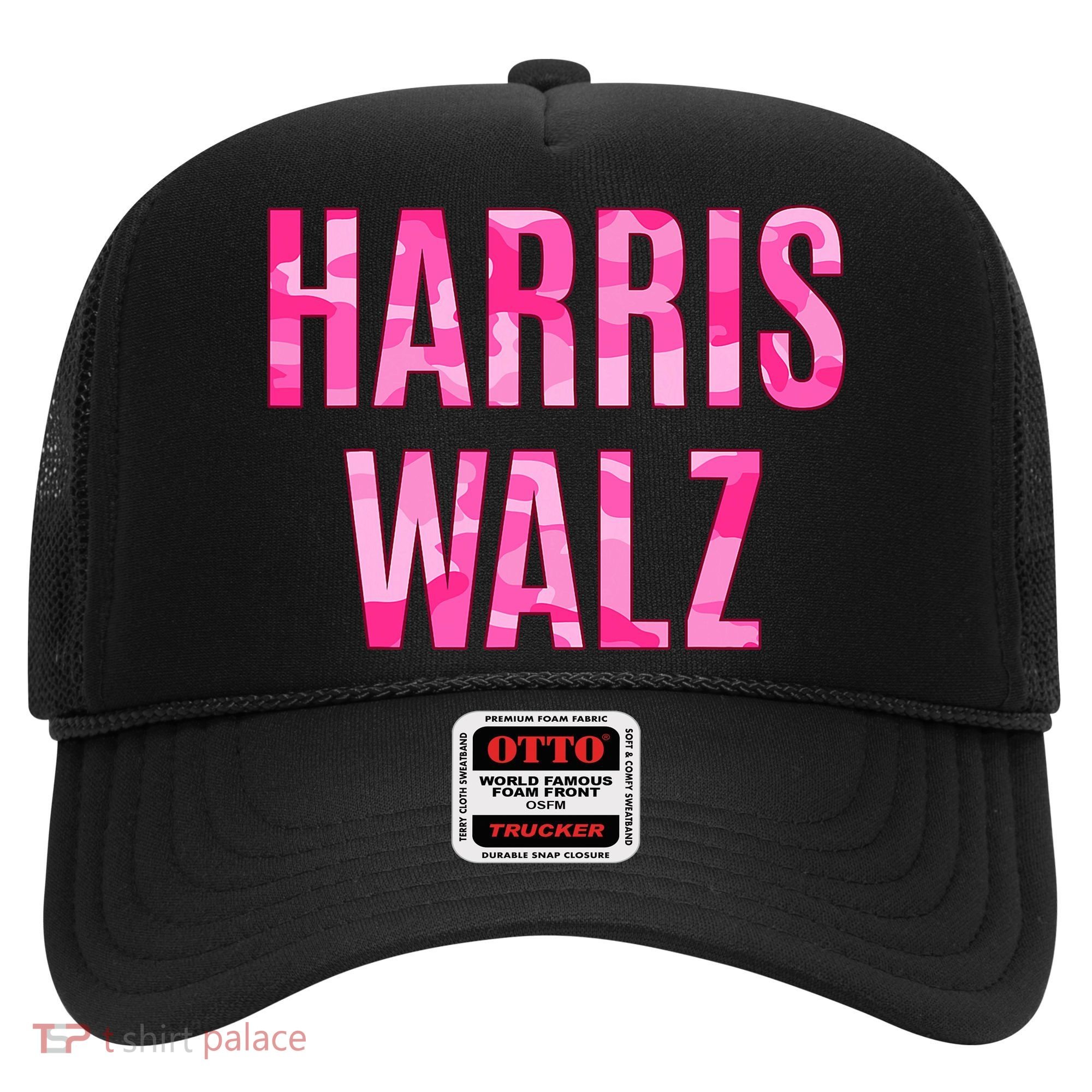 Harris Walz Hunting Camouflage Camo Hat
