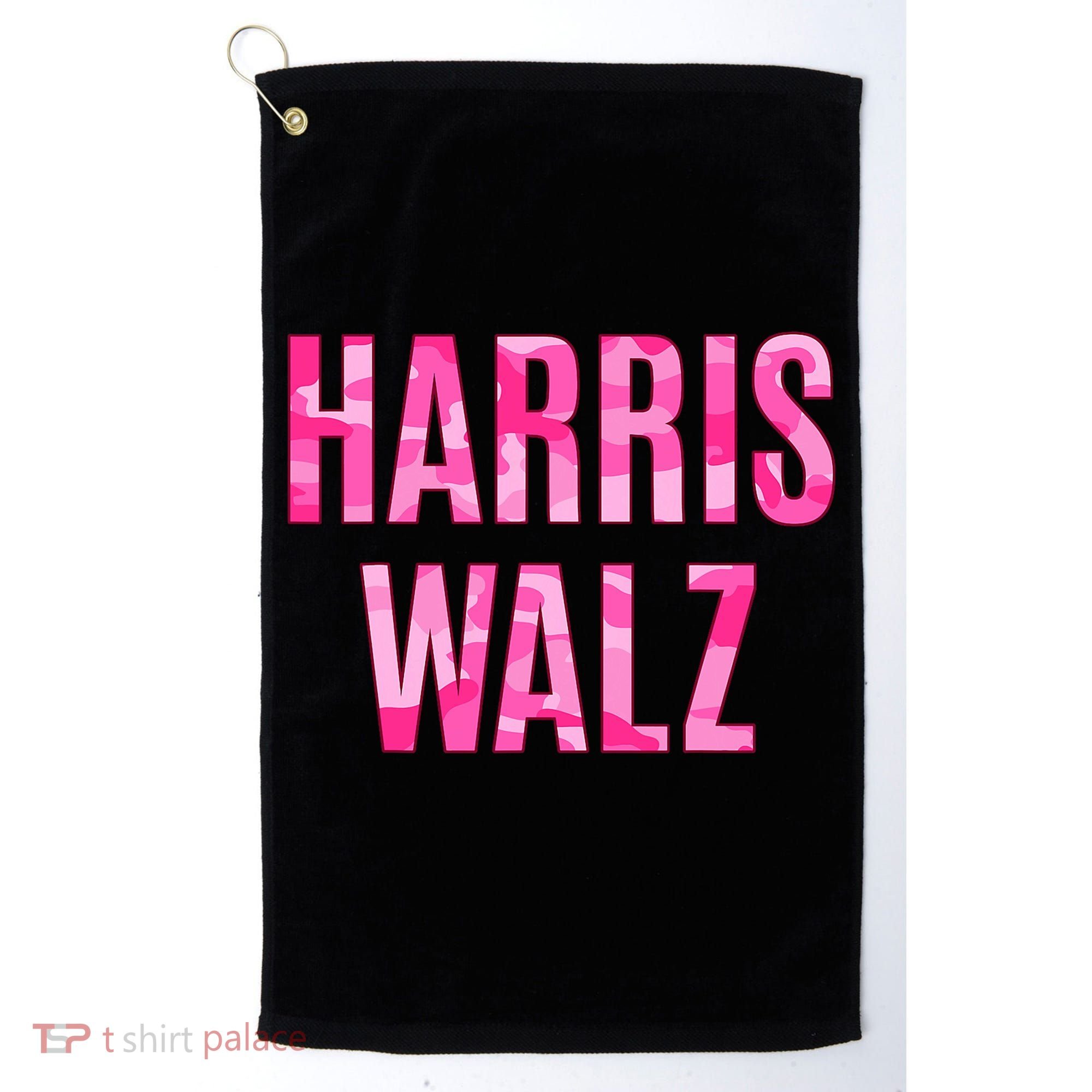 Harris Walz Hunting Camouflage Camo Golf Towel
