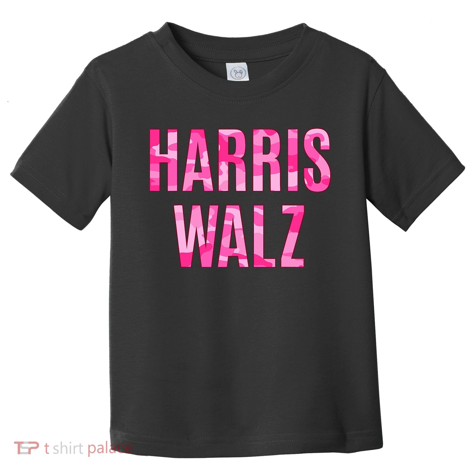 Harris Walz Hunting Camouflage Camo Toddler T-Shirt
