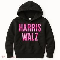 Harris Walz Hunting Camouflage Camo Kids Hoodie thumb 0