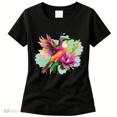 Hummingbird Watercolor Women's T-Shirt
