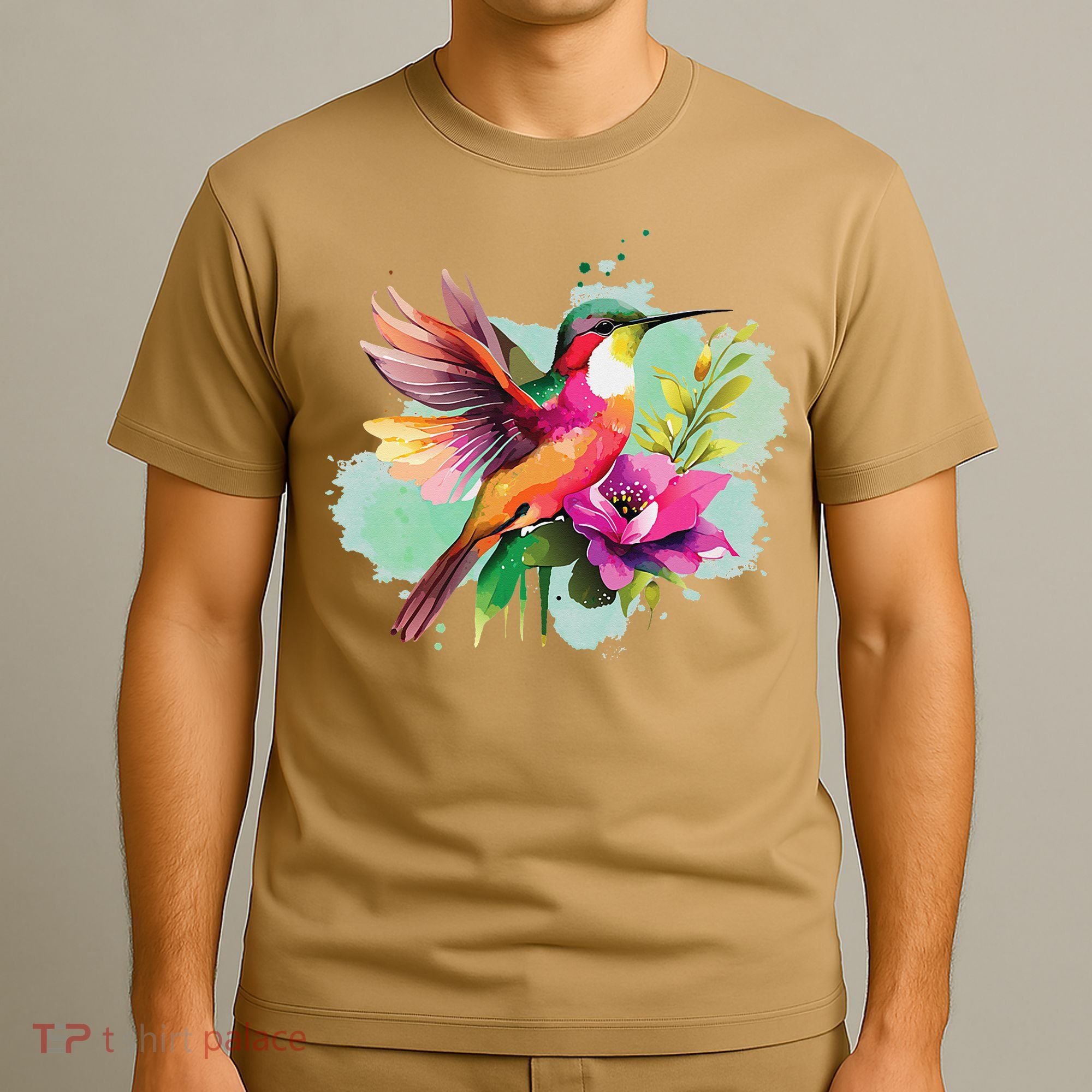 Hummingbird Watercolor T-Shirt