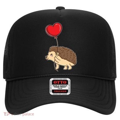 Hedgehog With Heart Balloon Valentines Day Gift Hat