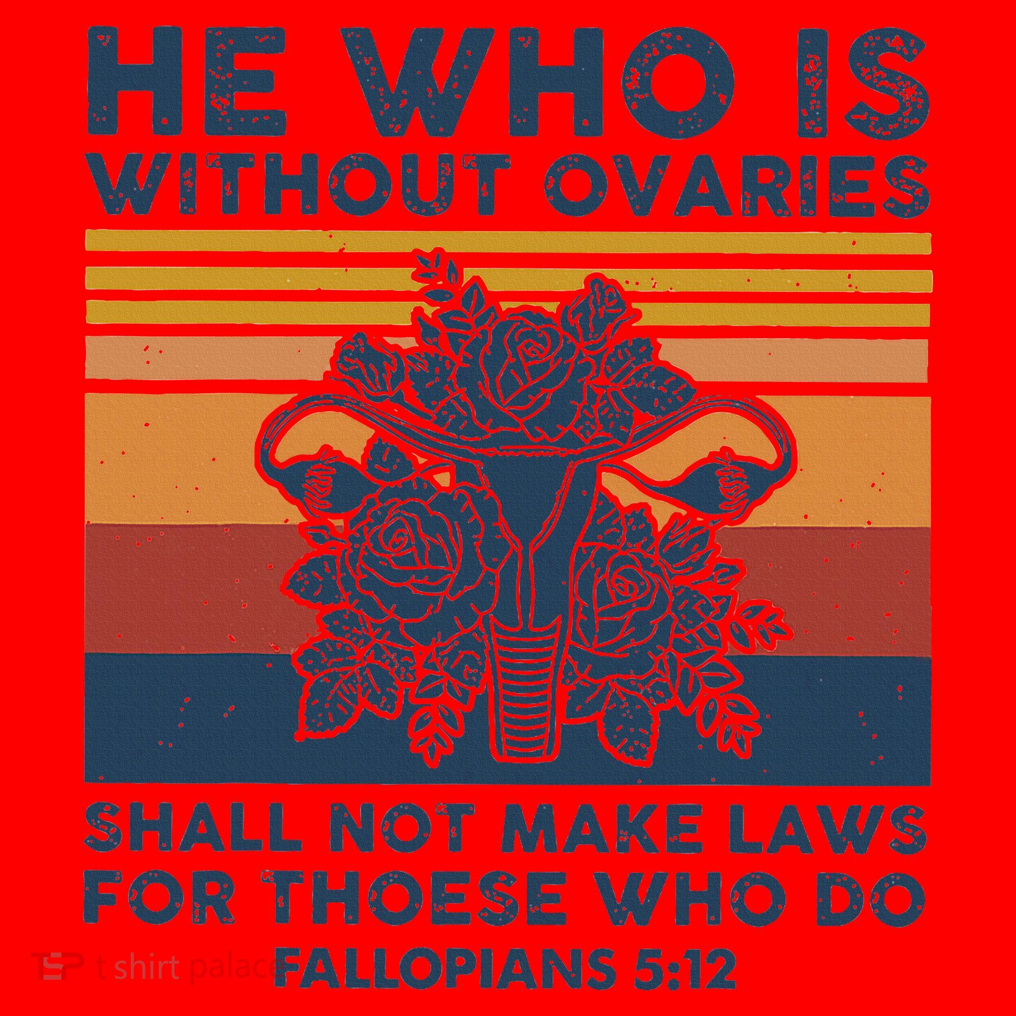 He Who Is Without Ovaries Shall Not Make Laws For Those Who Santa Hat
