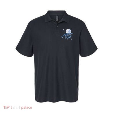 Humpback Whale In Space Funny Beluga Orca Blue Whale Polo