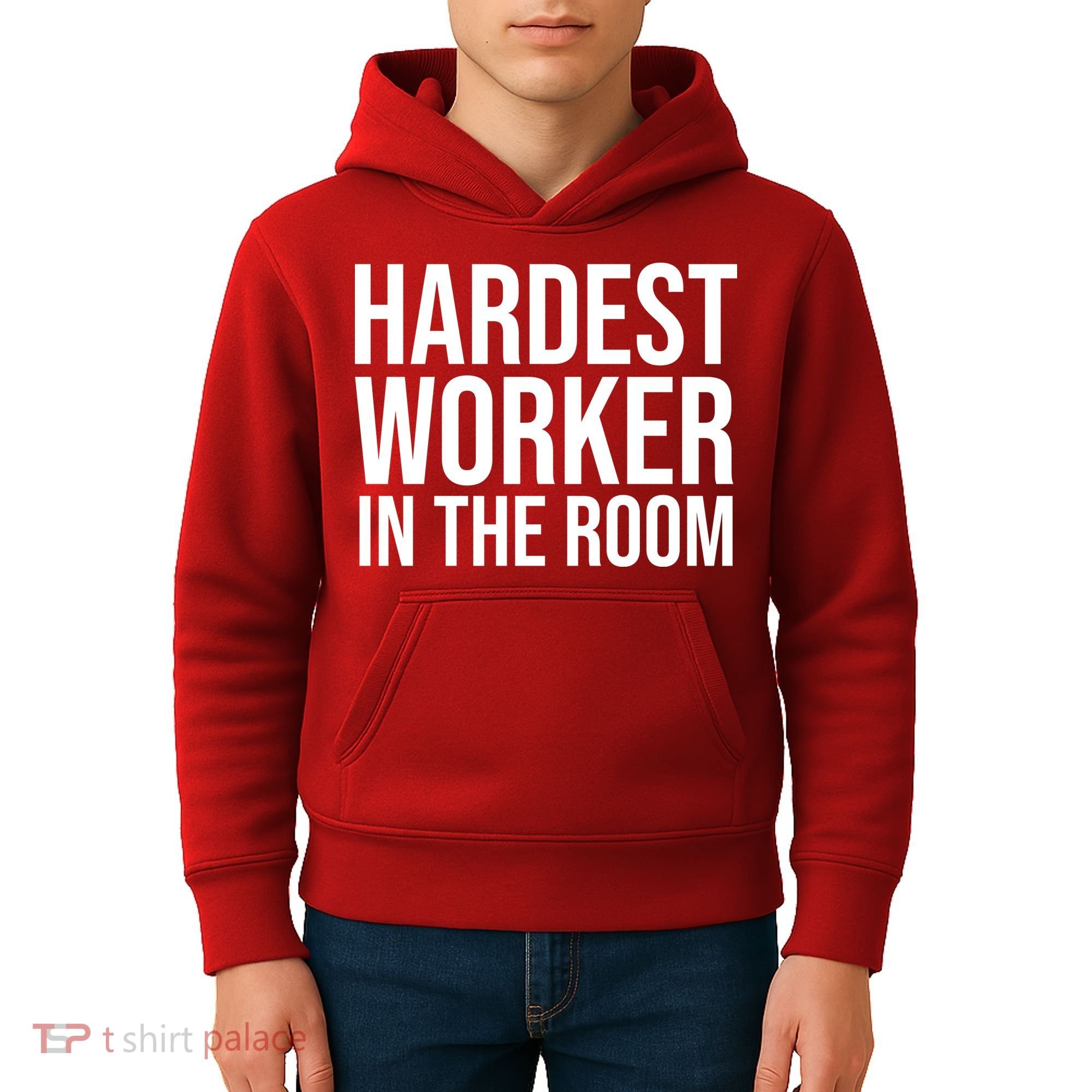 Hardest Worker In The Room Kids Hoodie