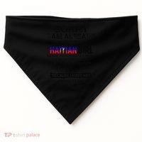 Haitian Wife IM Lucky One To Have A Haitian USA-Made Doggie Bandana thumb 0