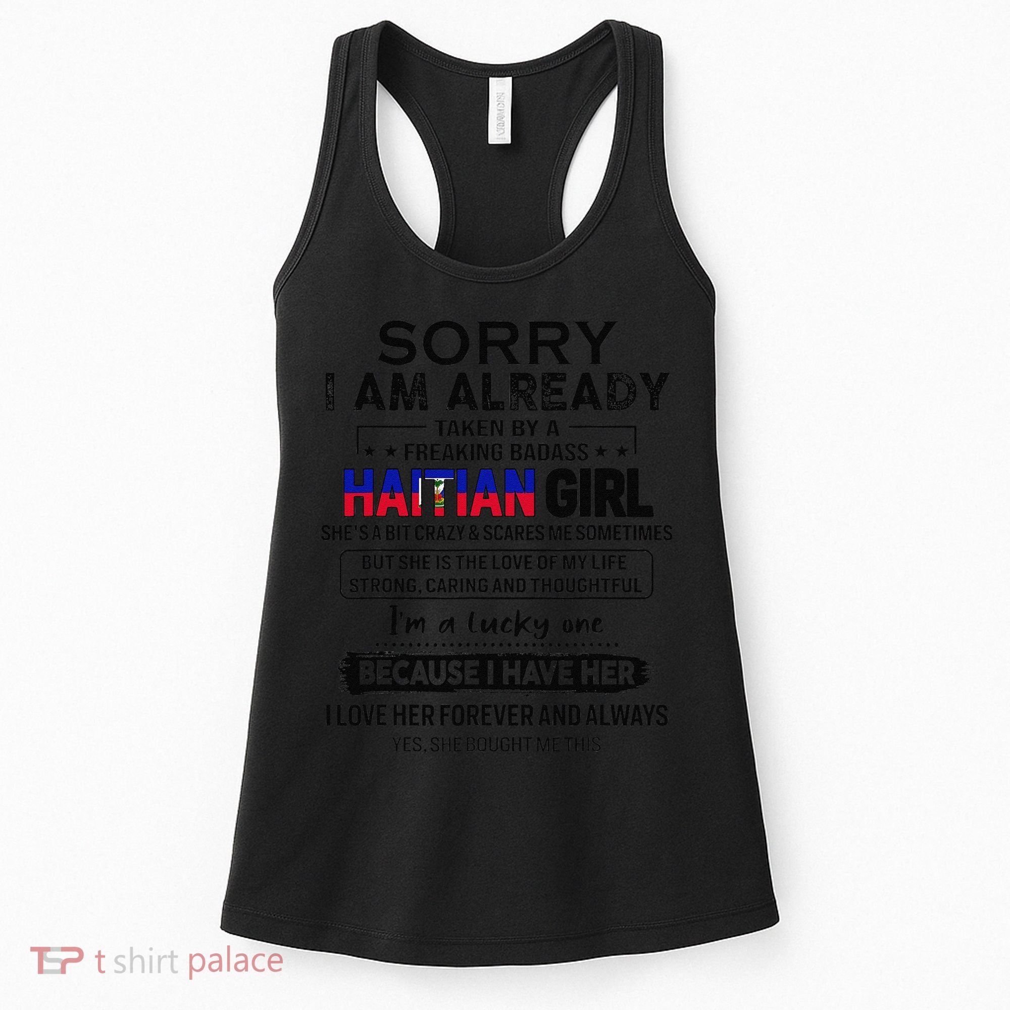 Haitian Wife IM Lucky One To Have A Haitian Women's Tank Top