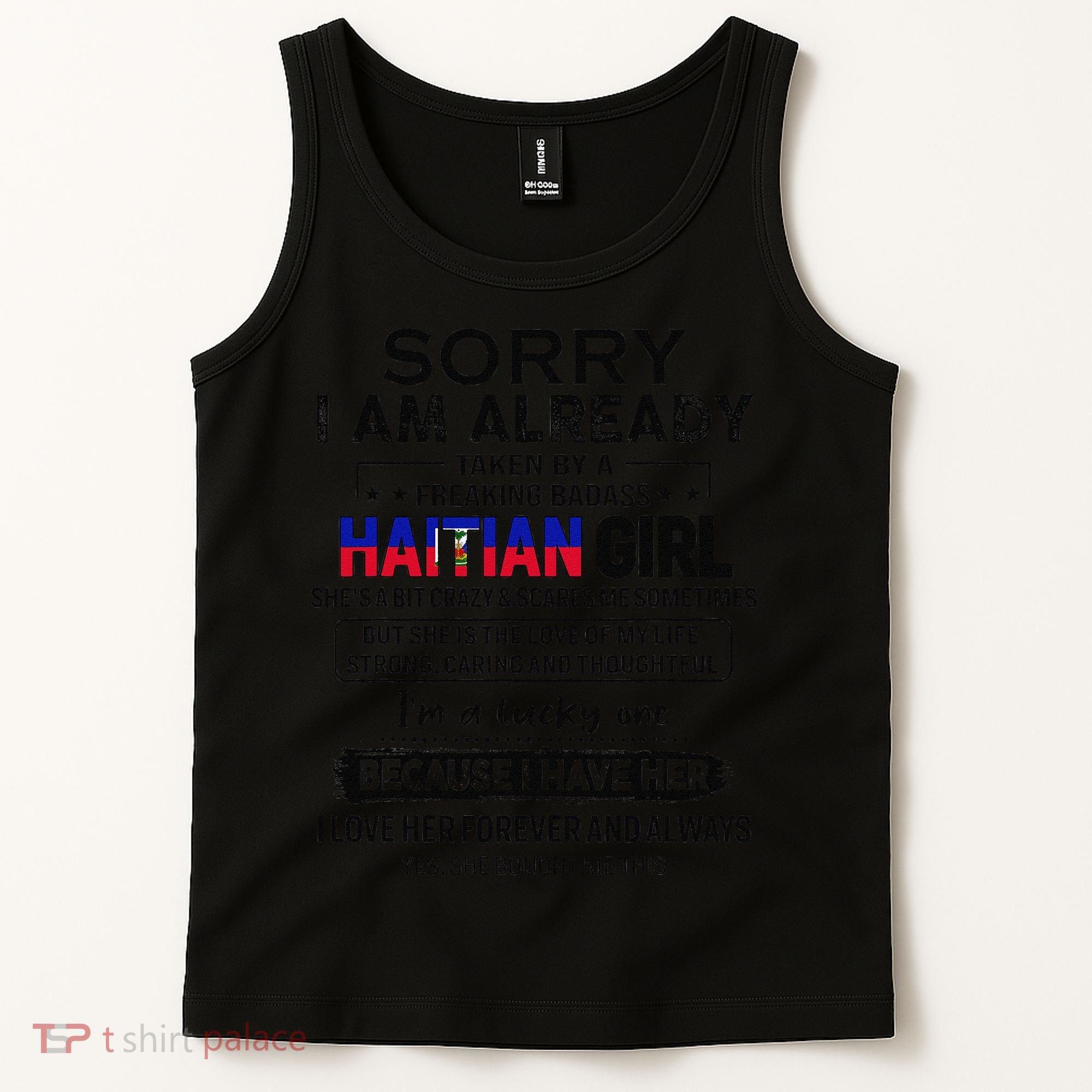 Haitian Wife IM Lucky One To Have A Haitian Tank Top
