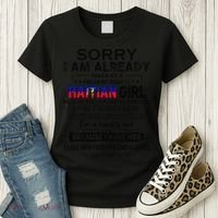 Haitian Wife IM Lucky One To Have A Haitian Women's T-Shirt thumb 3