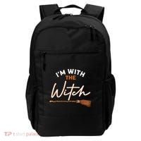 Halloween Witch I Am With The Witch Im With The Witch Gift Backpack thumb 0
