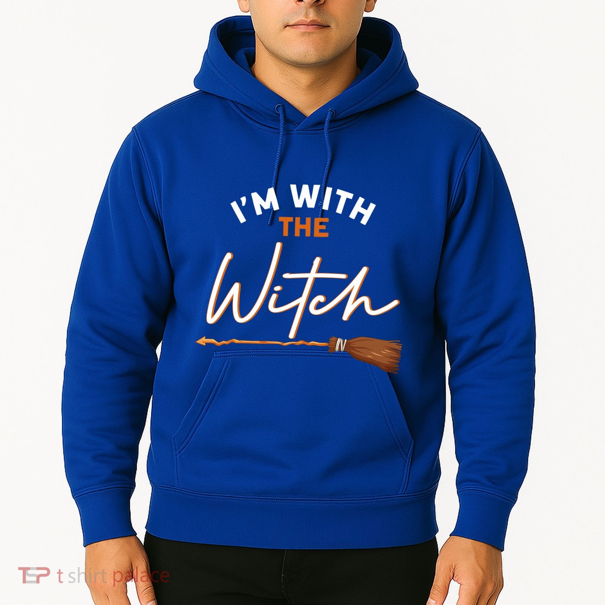 Halloween Witch I Am With The Witch Im With The Witch Gift Hoodie
