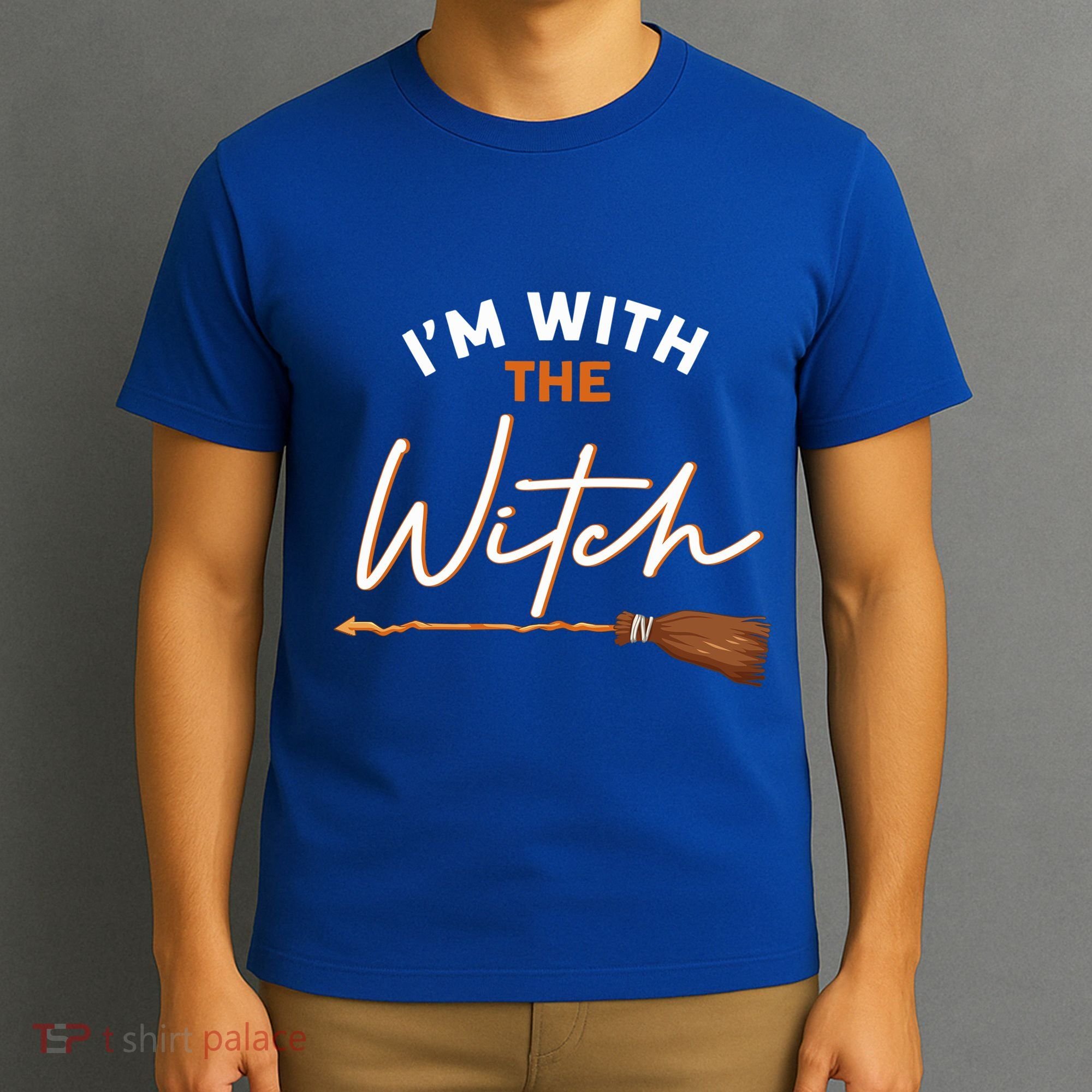 Halloween Witch I Am With The Witch Im With The Witch Gift T-Shirt