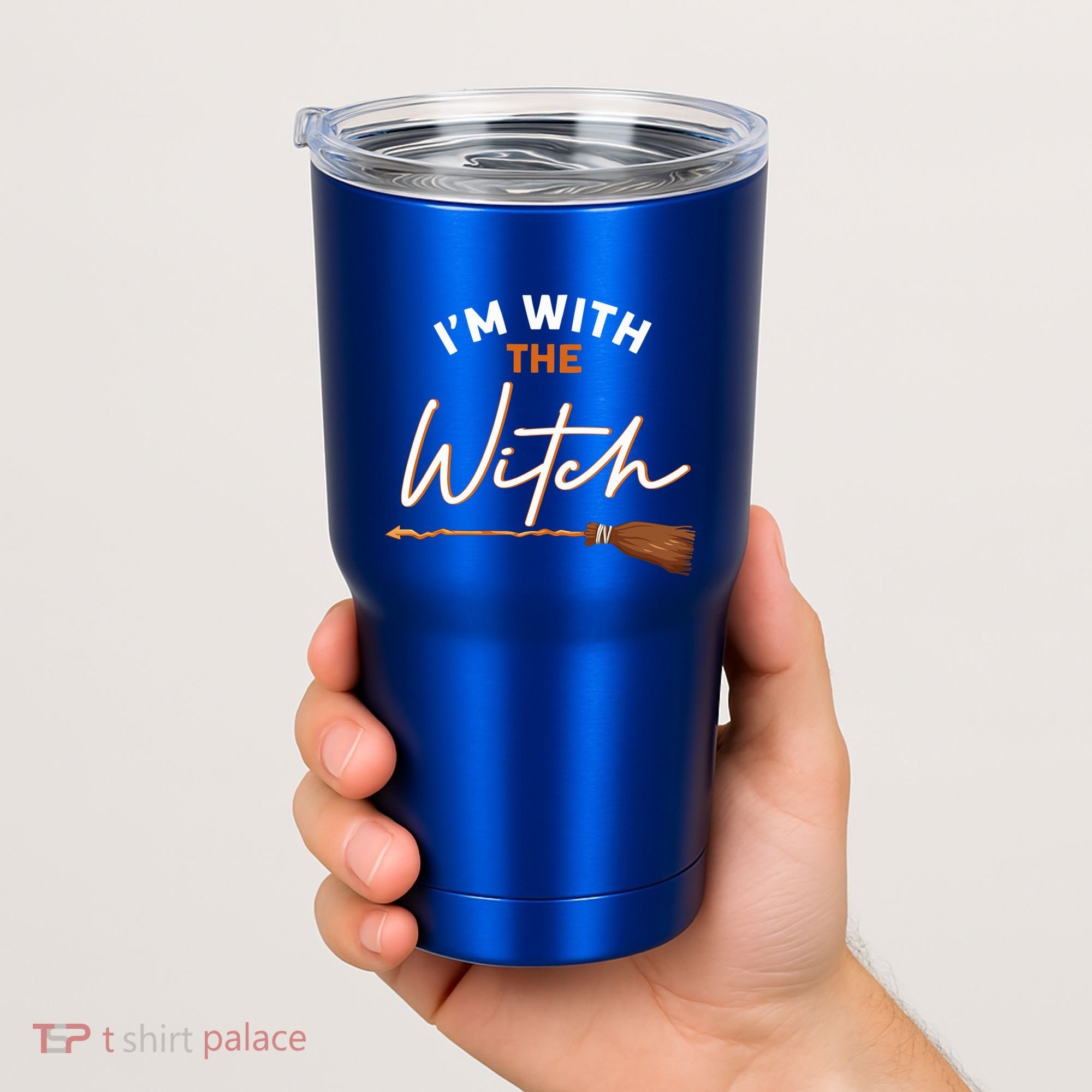 Halloween Witch I Am With The Witch Im With The Witch Gift Tumbler