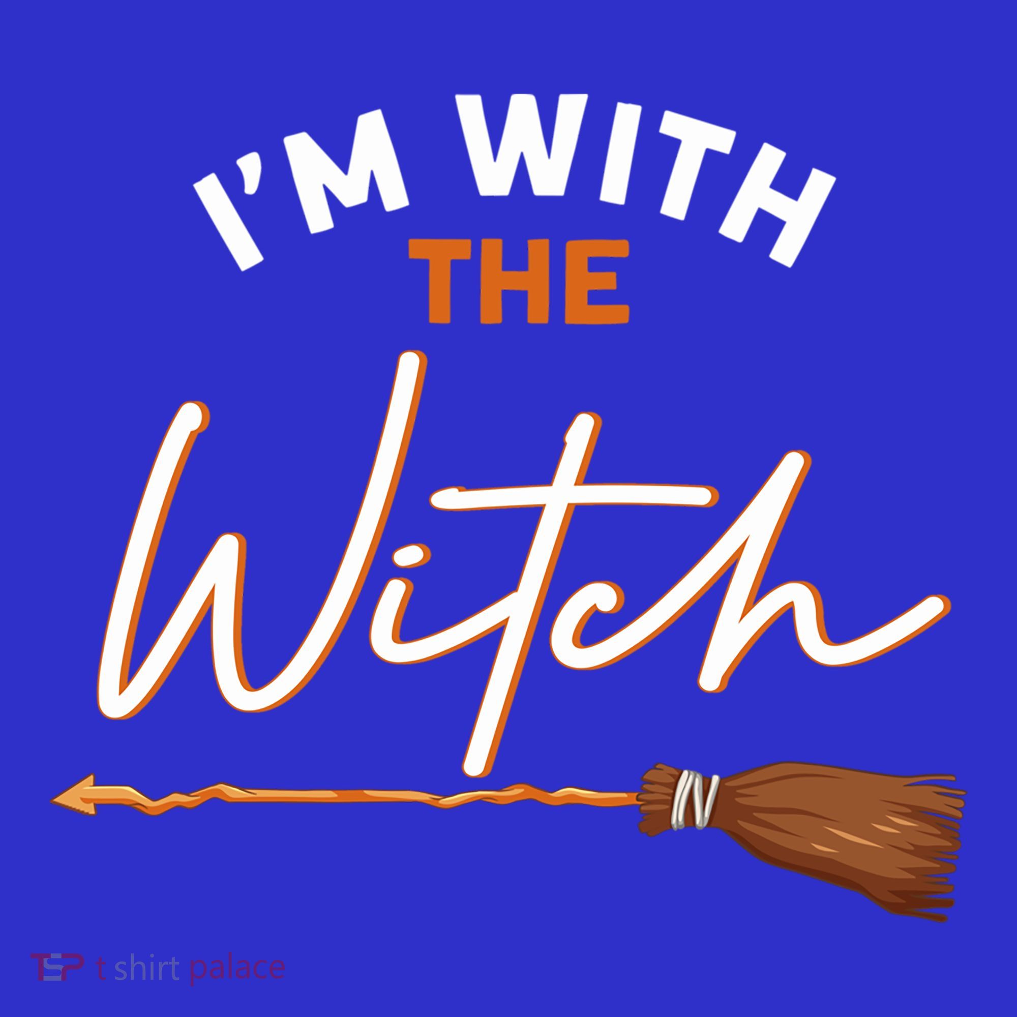 Halloween Witch I Am With The Witch Im With The Witch Gift Baby Bodysuit