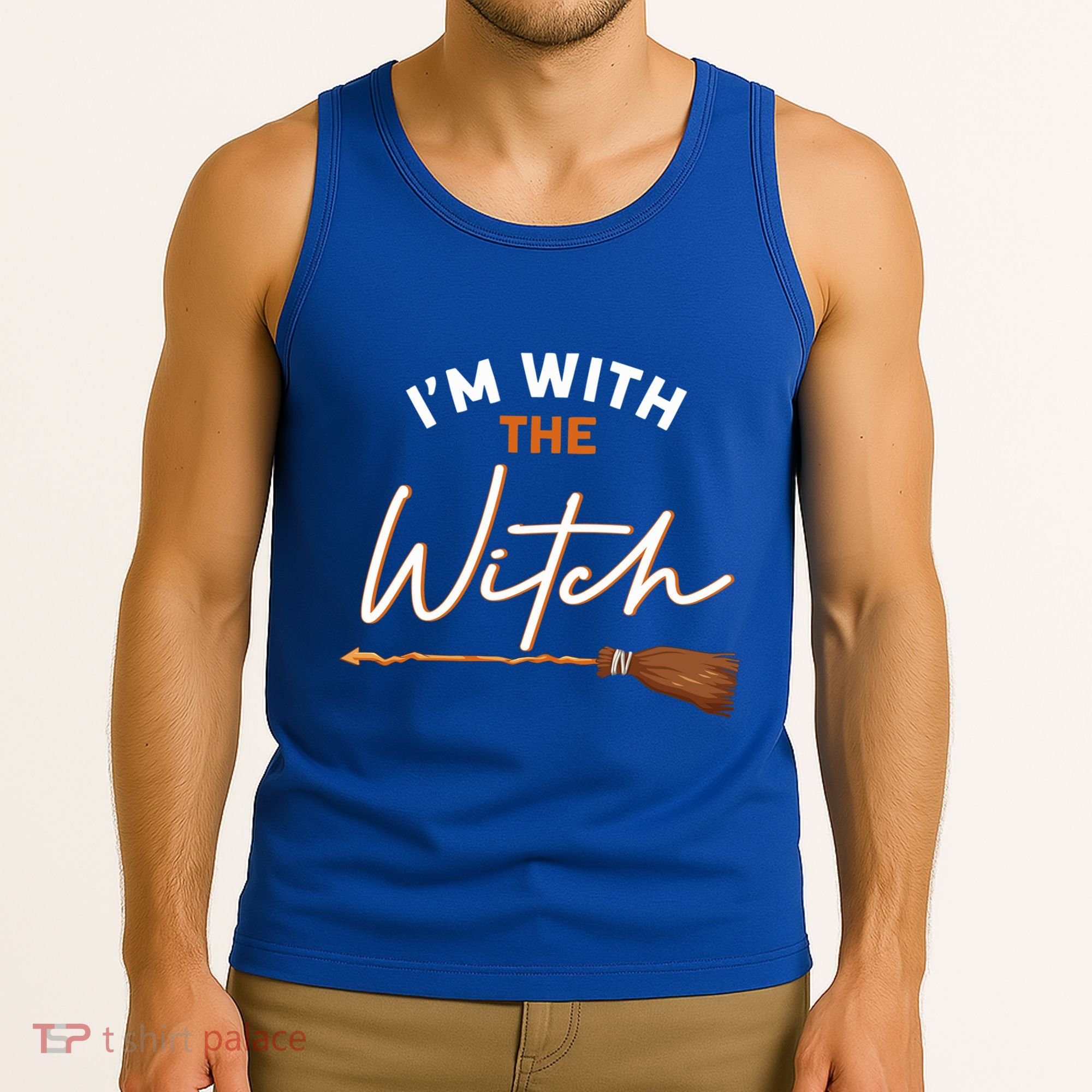 Halloween Witch I Am With The Witch Im With The Witch Gift Tank Top
