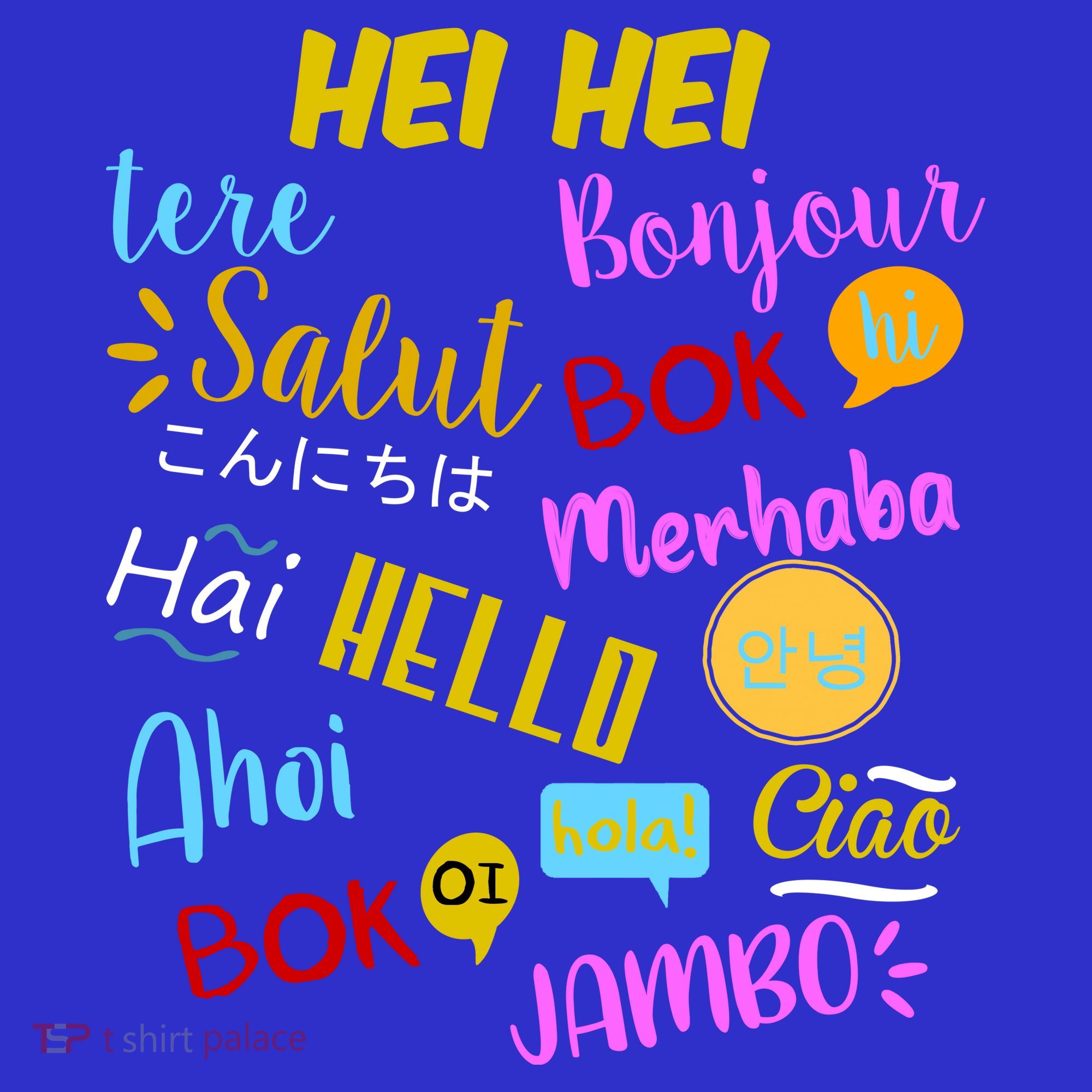 Hello Word In Different Languages Travel And Teacher Tank Top