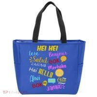 Hello Word In Different Languages Travel And Teacher Tote Bag thumb 0