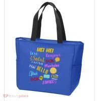 Hello Word In Different Languages Travel And Teacher Tote Bag thumb 3