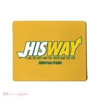His Way I Am The Way The Truth And The Life Christian Strong Mousepad thumb 0