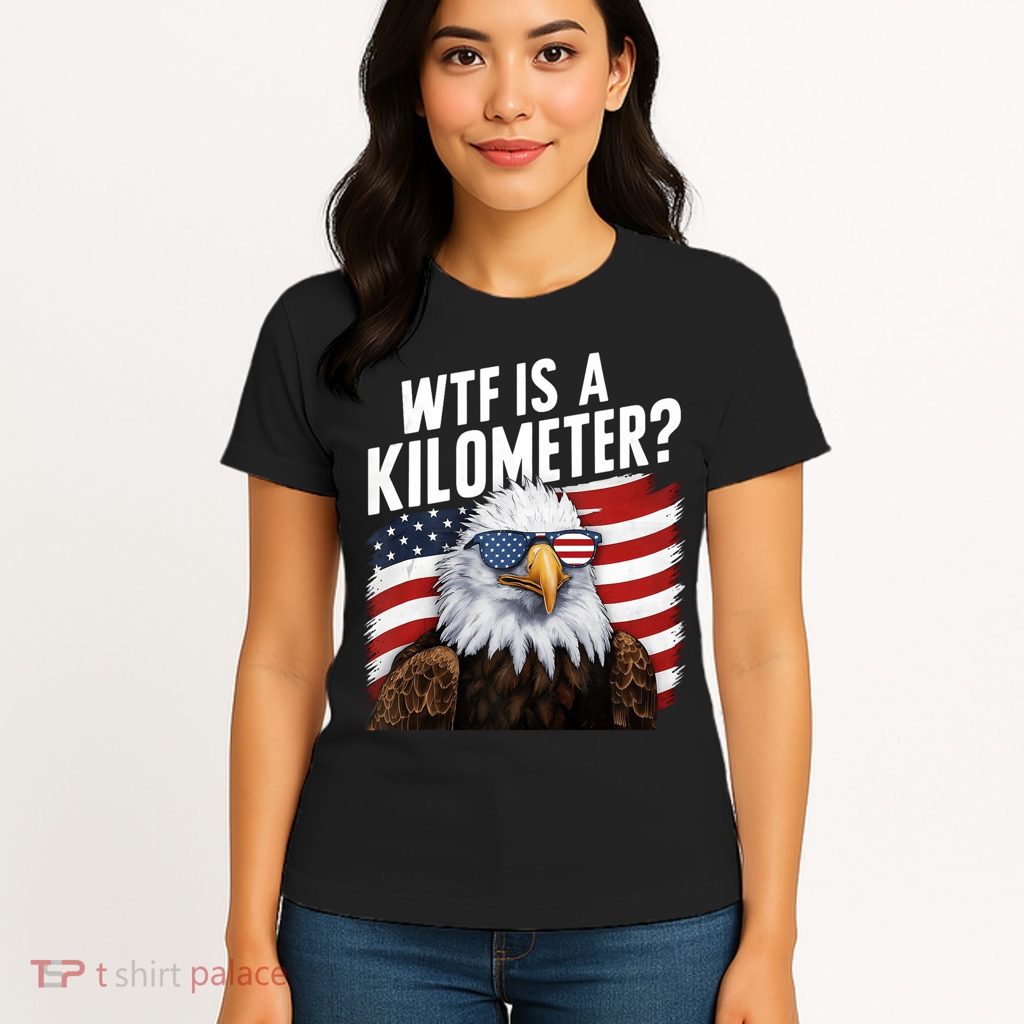 Hilarious Wtf Is A Kilometer 4th Of July Independence Day Women's T-Shirt