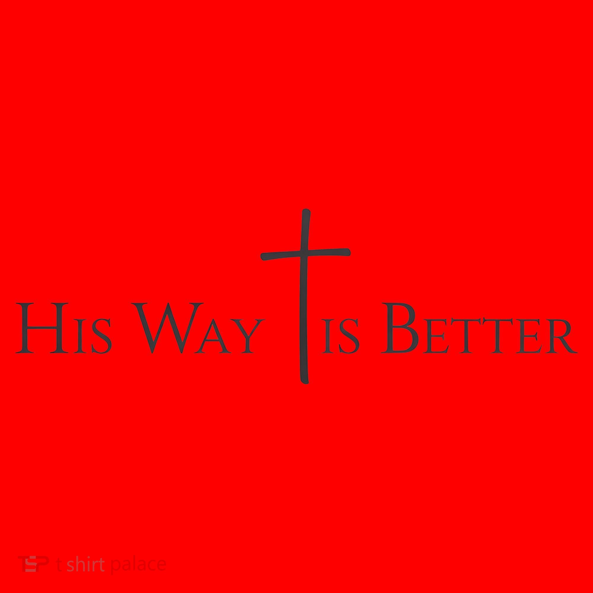 His Way Is Better Christian Jesus Santa Hat