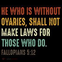 He Who Is Without Ovaries Shall Not Make Laws For Those Women's Hoodie thumb 2