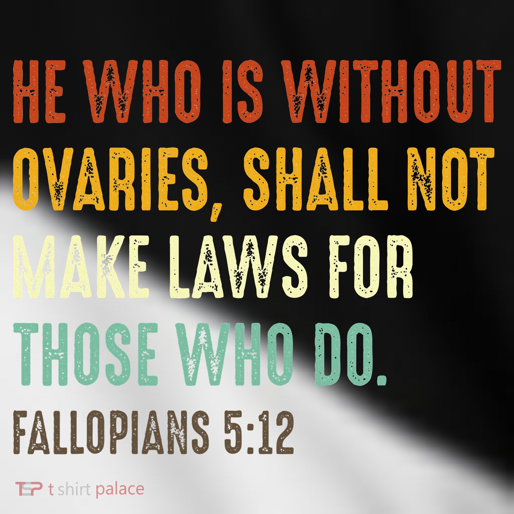 He Who Is Without Ovaries Shall Not Make Laws For Those Toddler Fine Jersey T-Shirt