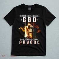 He Who Kneels Before God Can Stand Before Anyone T-Shirt thumb 5