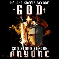 He Who Kneels Before God Can Stand Before Anyone Women's Hoodie thumb 2