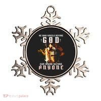 He Who Kneels Before God Can Stand Before Anyone Ornament thumb 0